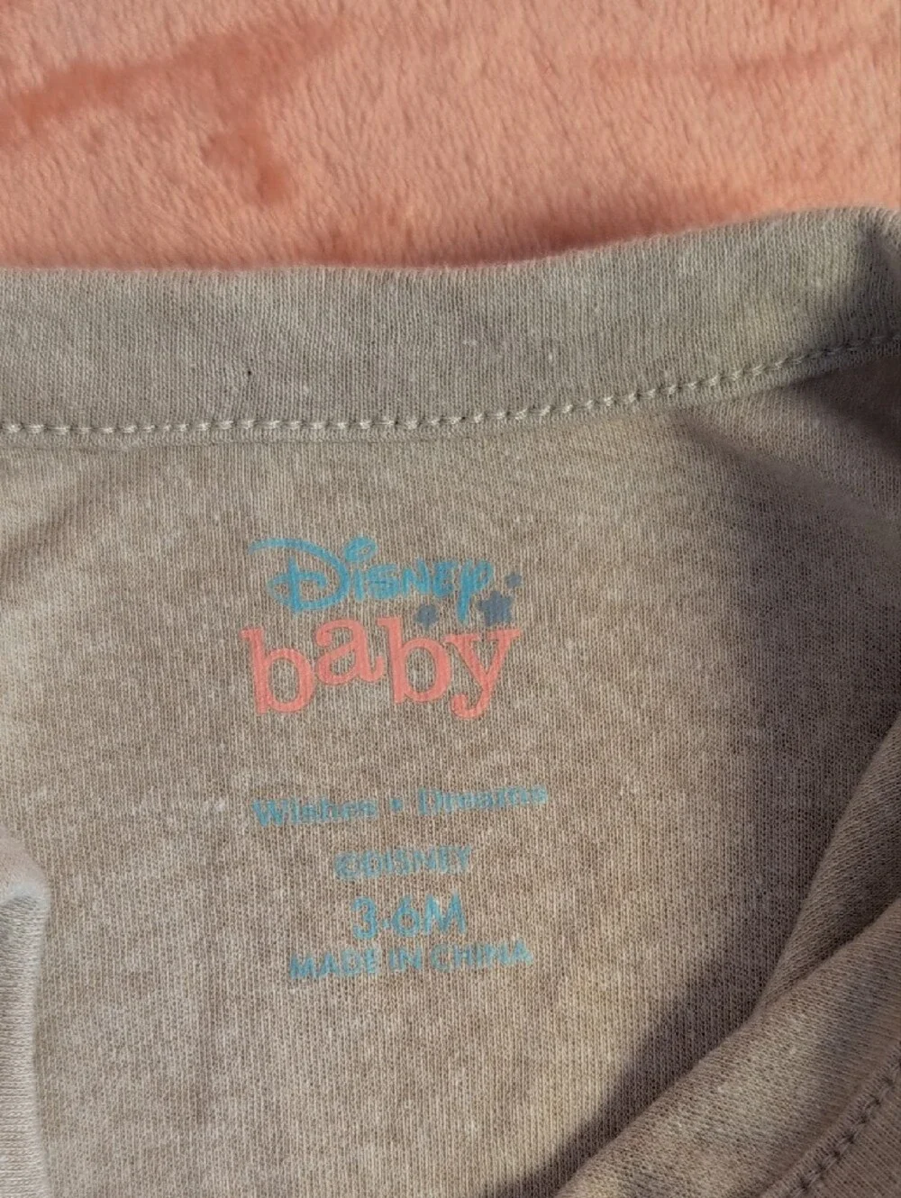 Disney Bambi 3/6m Matching Set With Beanie And Bib